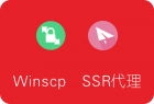 为Winscp添加代理设置，通过SSR中转连接至服务器